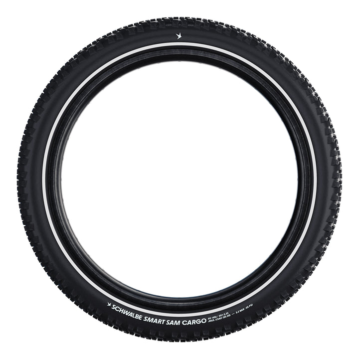 Schwalbe Pneu Smart Sam Cargo 27.5x2.35 Addix E starr mit Reflexstreifen black