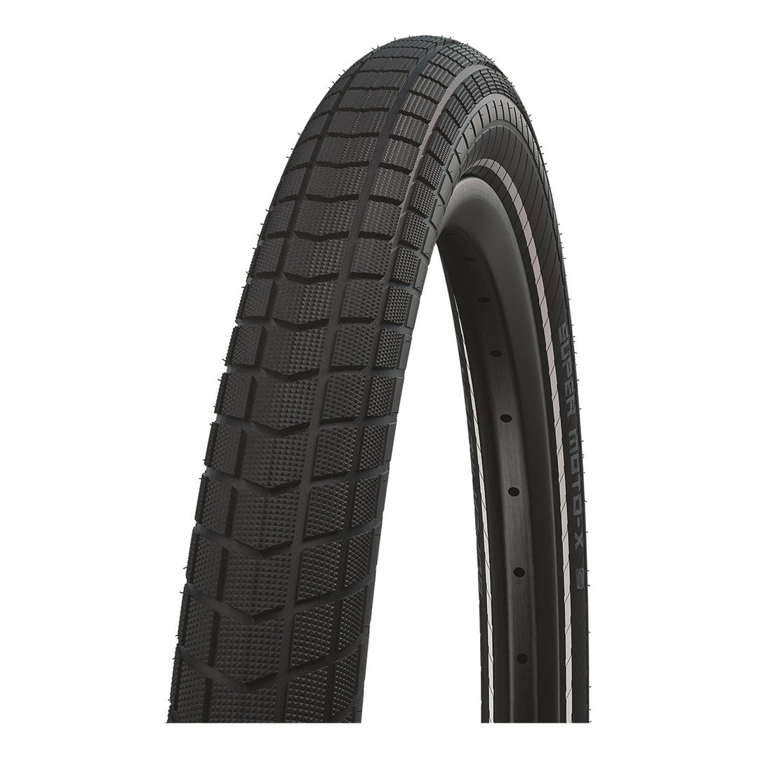 Schwalbe Pneu Super Moto-X 27.5x2.40 Starr mit Reflexstreifen black