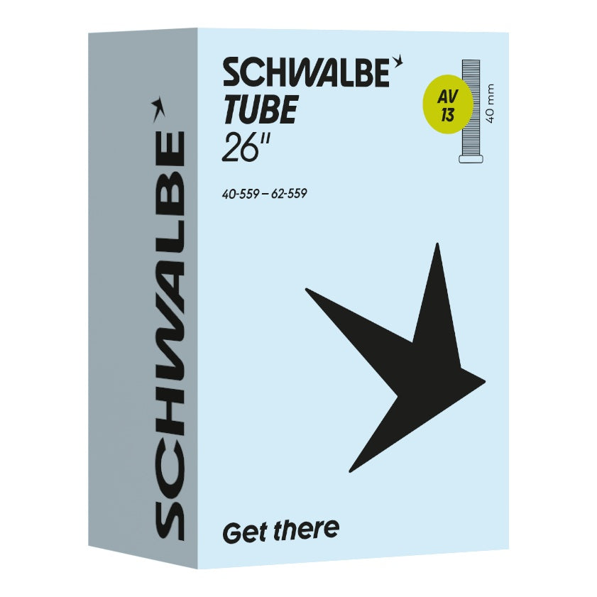 Schwalbe Schlauch AV13 26" 40/62-559 Autoventil 40mm black