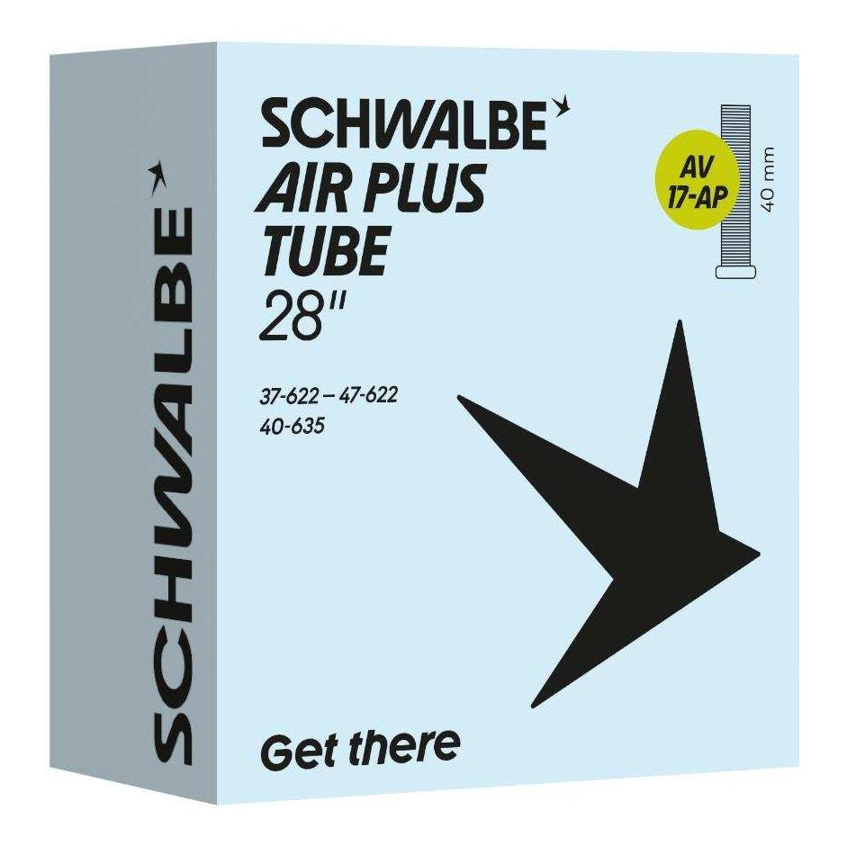 Schwalbe Schlauch AV17-AP Air Plus 28" 37/47-622/635 Autoventil black
