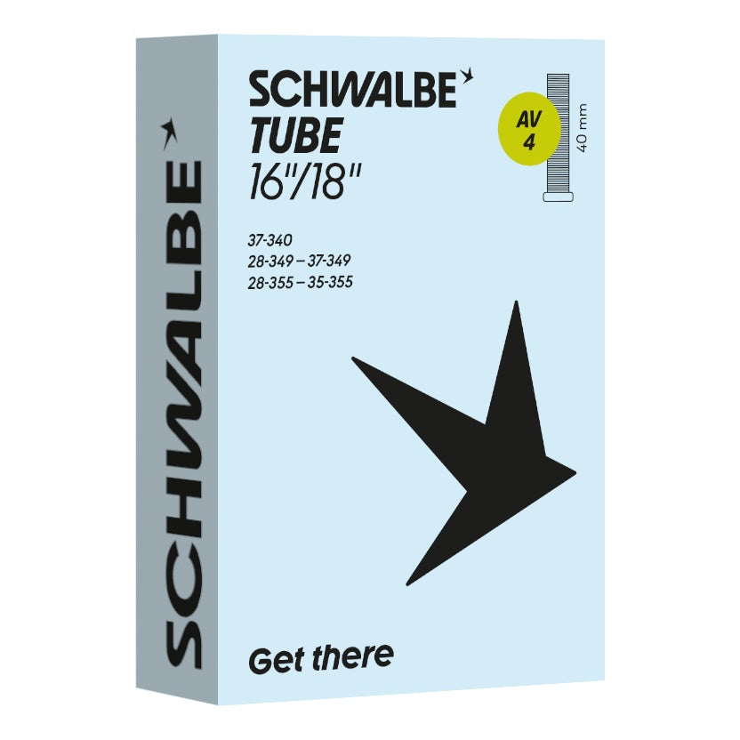 Schwalbe Schlauch AV4 16" 28/37-340/355 Autoventil 40mm black