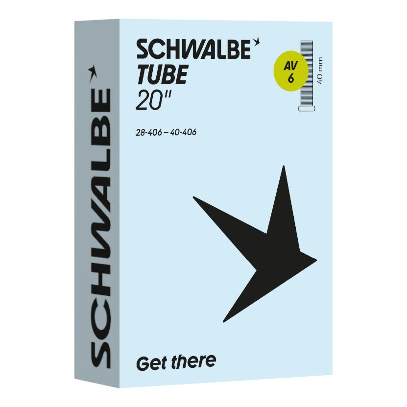 Schwalbe Schlauch AV6 20" 28/40-406 Autoventil 40mm black
