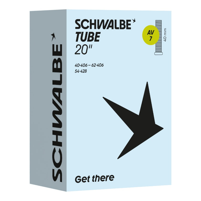 Schwalbe Schlauch AV7 20" 40/62-406 Autoventil 40mm black