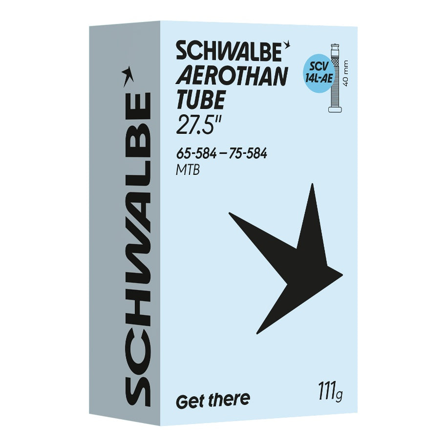 Schwalbe Schlauch SCV14L-AE Aerothan 27.5" 65/75-584 Clik Valve 40mm transparent