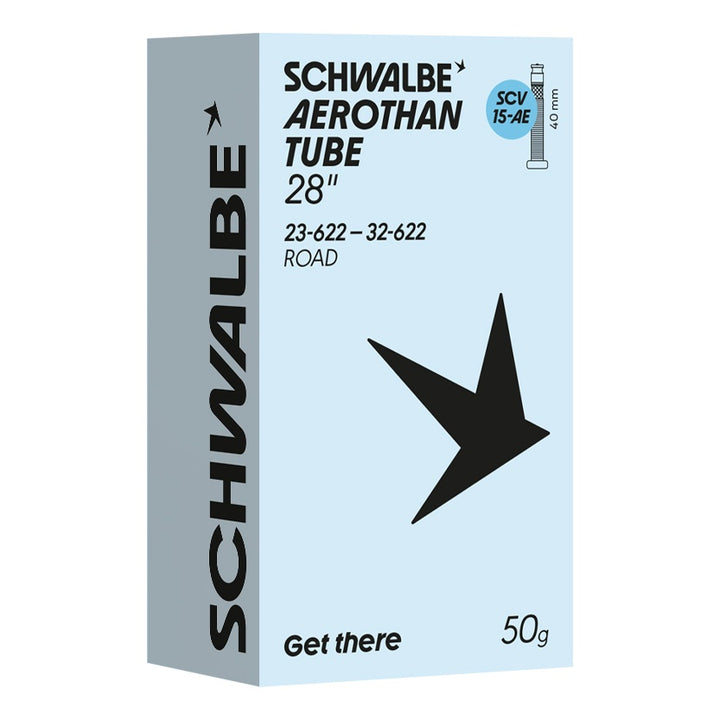 Schwalbe Schlauch SCV15-AE Aerothan 28" 23/32-622 Clik Valve 40mm transparent