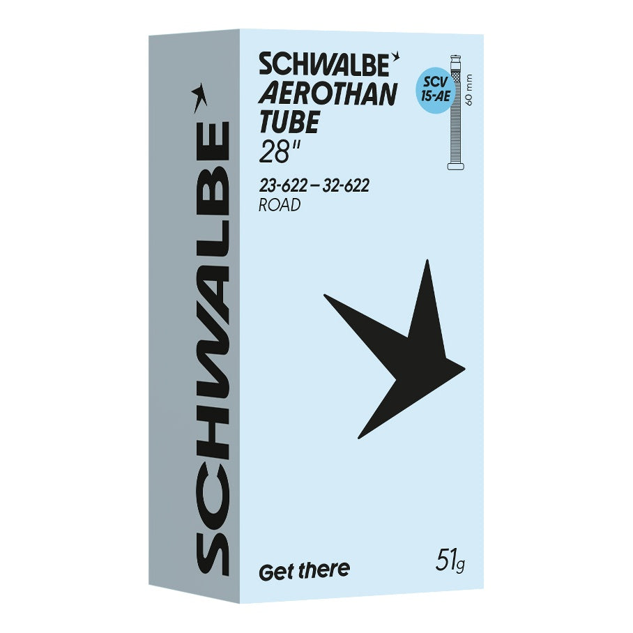 Schwalbe Schlauch SCV15-AE Aerothan 28" 23/32-622 Clik Valve 60mm transparent