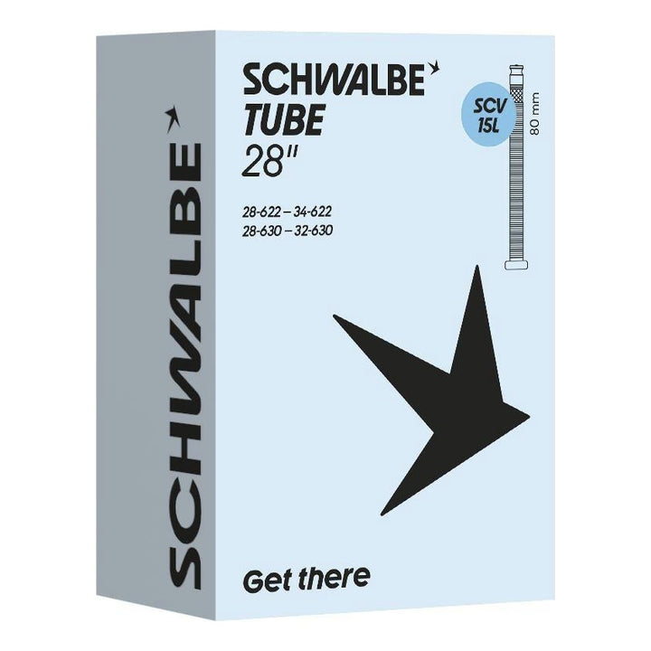 Schwalbe Schlauch SCV15L 28" 28/34-622/630 Clik Valve 80mm black