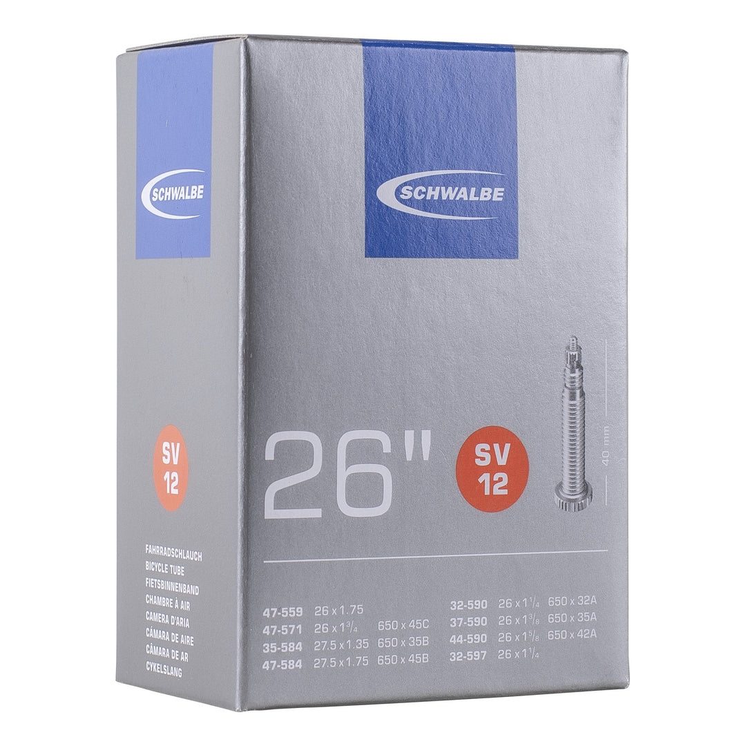 Schwalbe Schlauch SV12 26" 32/47-559/597 Prestaventil black