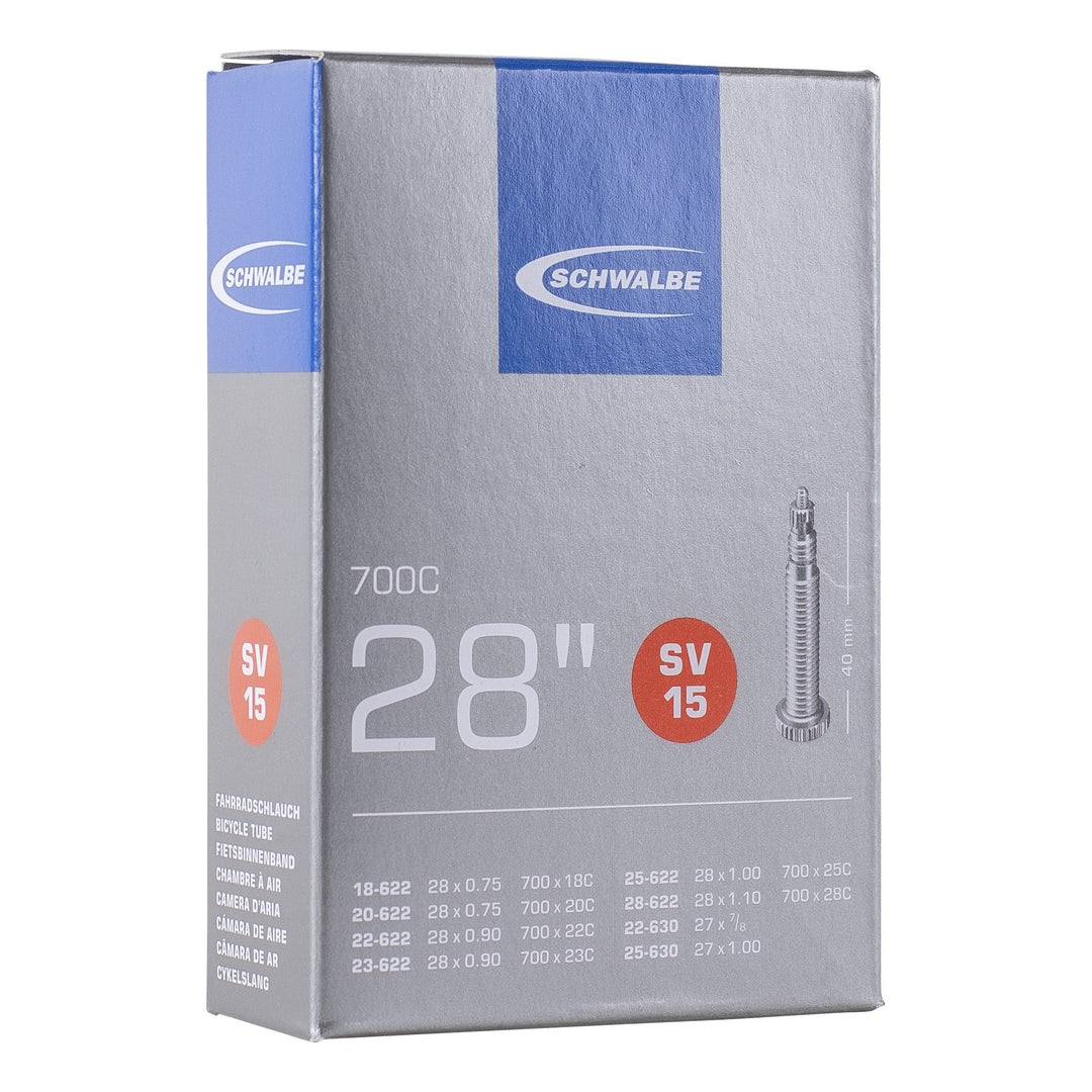Schwalbe Schlauch SV15 28" 18/28-622/630 Prestaventil 40 mm black