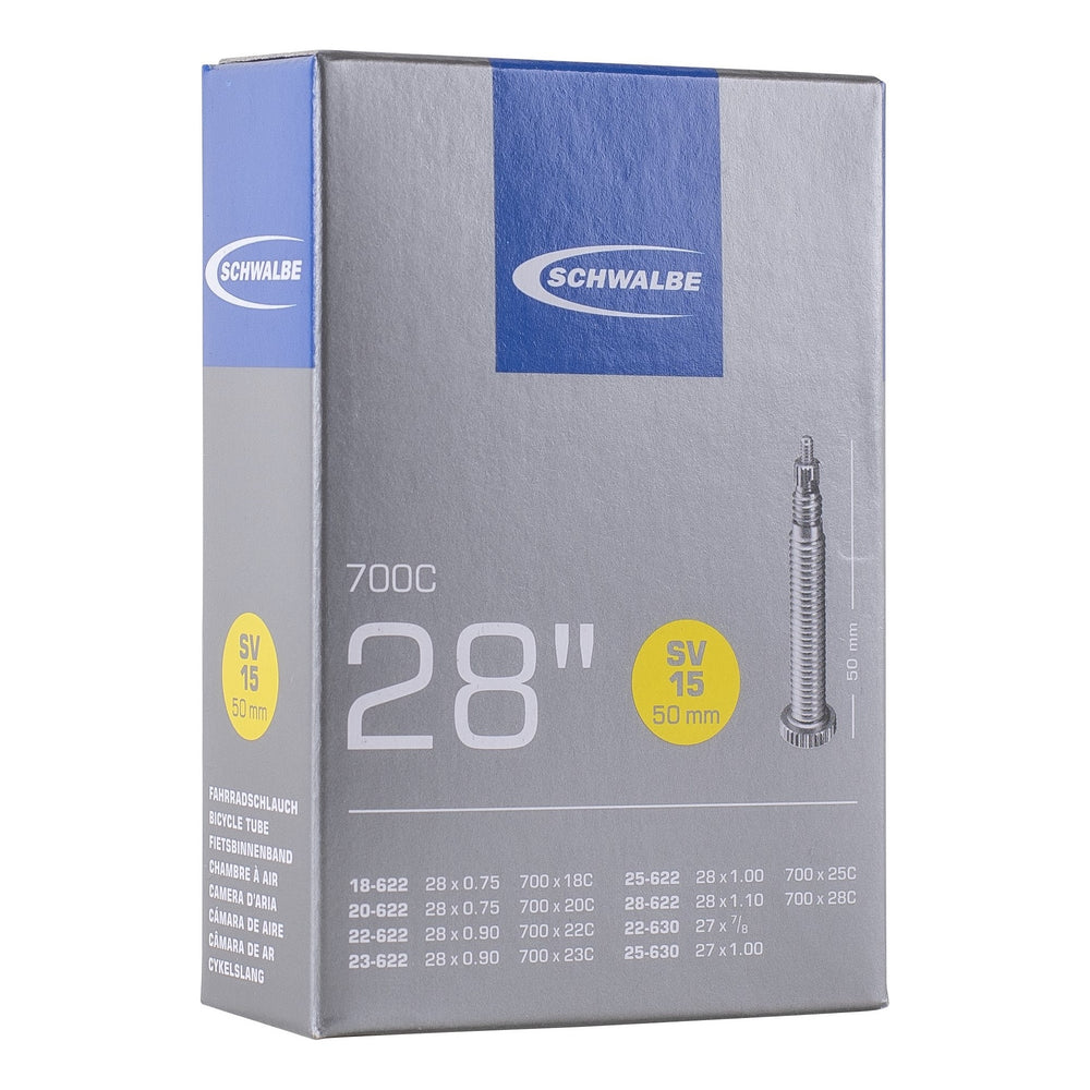 Schwalbe Schlauch SV15 28" 18/28-622/630 Prestaventil 50 mm black