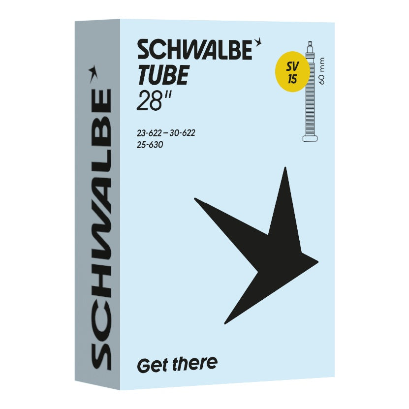 Schwalbe Schlauch SV15 28" 23/30-622/630 Prestaventil 60mm black