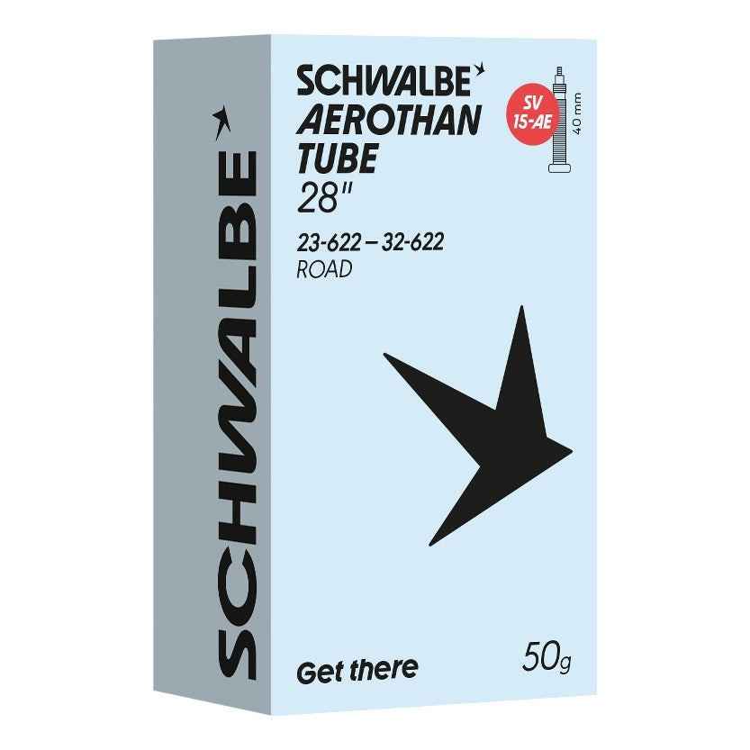 Schwalbe Schlauch SV15-AE Aerothan 28" 23/32-622 Prestaventil 40mm transparent