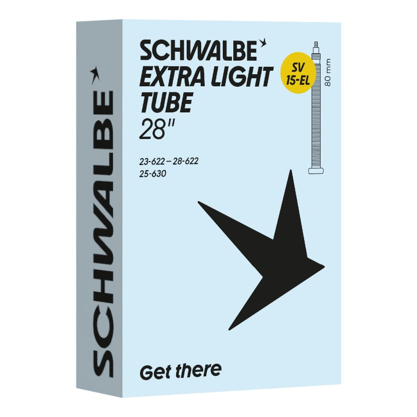 Schwalbe Schlauch SV15-EL Extra Light 28" 23/28-622/630 Prestaventil 80mm black