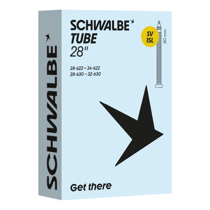 Schwalbe Schlauch SV15L 28" 28/34-622/630 Prestaventil 80mm black