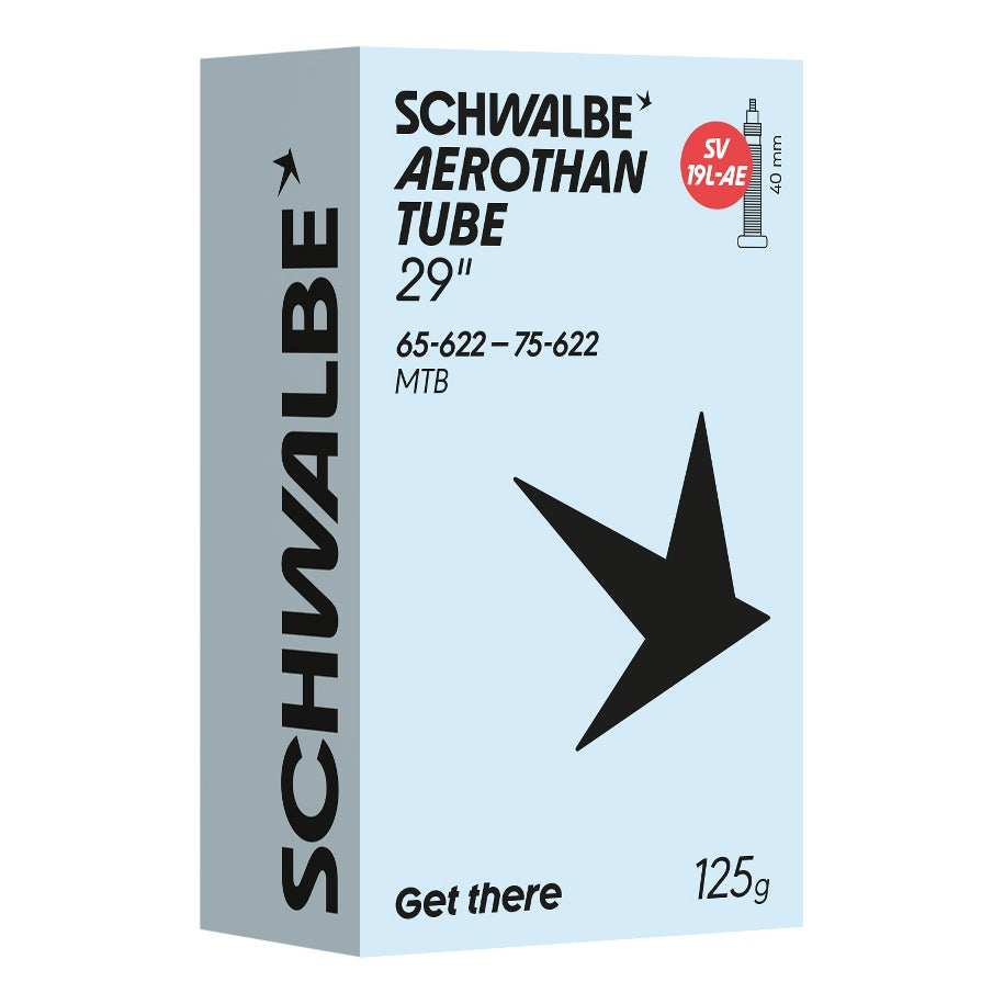 Schwalbe Schlauch SV19L-AE Aerothan 29" 65/75-622 Prestaventil 40mm transparent