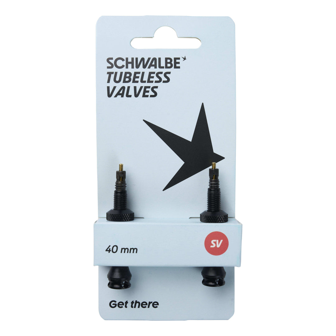 Schwalbe Tubeless Ventil 40 mm à 2 Stk. black