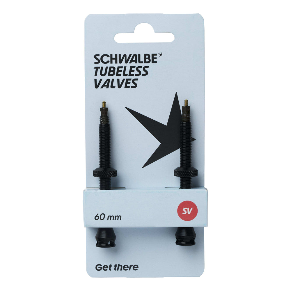 Schwalbe Tubeless Ventil 60 mm à 2 Stk. black