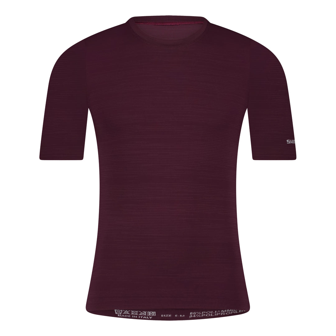 Shimano Men Evolve Terra Seamless T-Shirt wine red