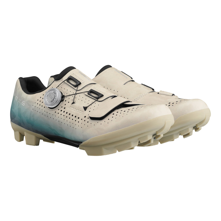 Shimano Men Gravel SH-RX600 Schuh SPD beige blue