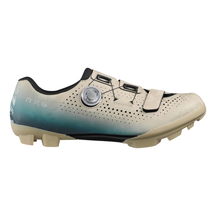 Shimano Men Gravel SH-RX600 Schuh SPD beige blue