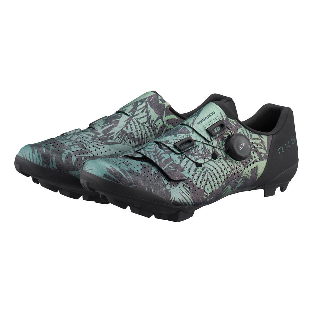 Shimano Men Gravel SH-RX801 Schuh SPD tropical leaves