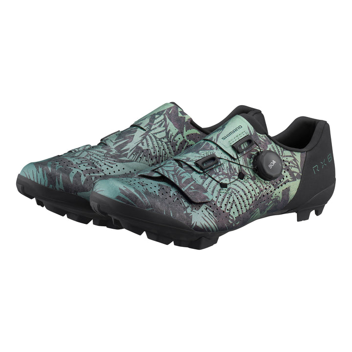 Shimano Men Gravel SH-RX801 Schuh SPD tropical leaves