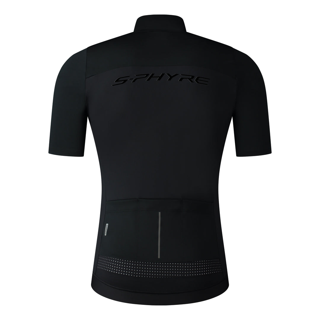 Shimano Men S-PHYRE Short Sleeve Wind Jacket black