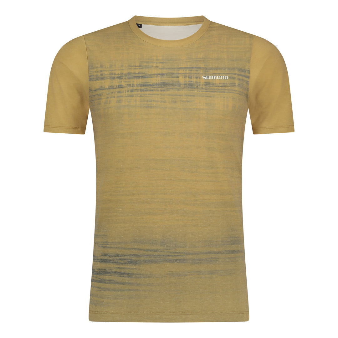 Shimano Men Spazio SS Jersey Printed beige