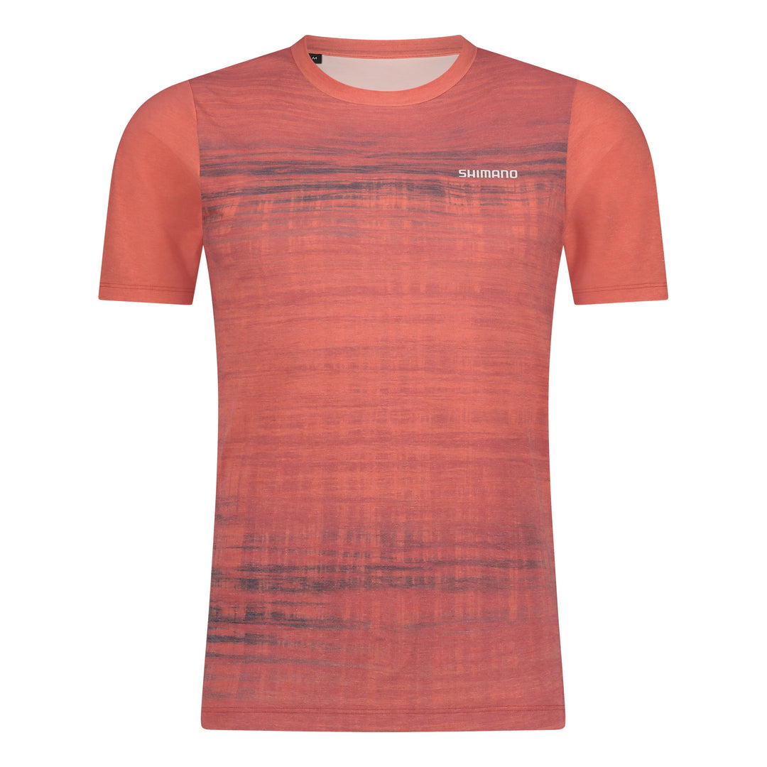 Shimano Men Spazio SS Jersey Printed red