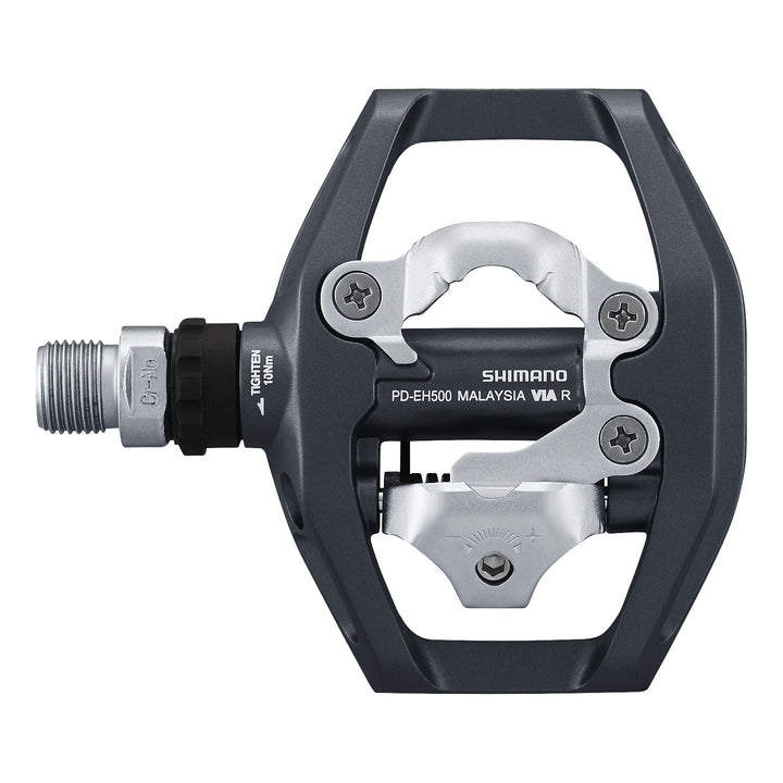 Shimano Pedal PD-EH500 SPD mit Cleat SM-SH56 dunkelgrau