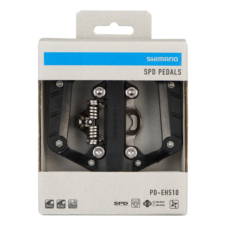 Shimano Pedal PD-EH510 Flat/SPD mit Cleat SM-SH51 schwarz