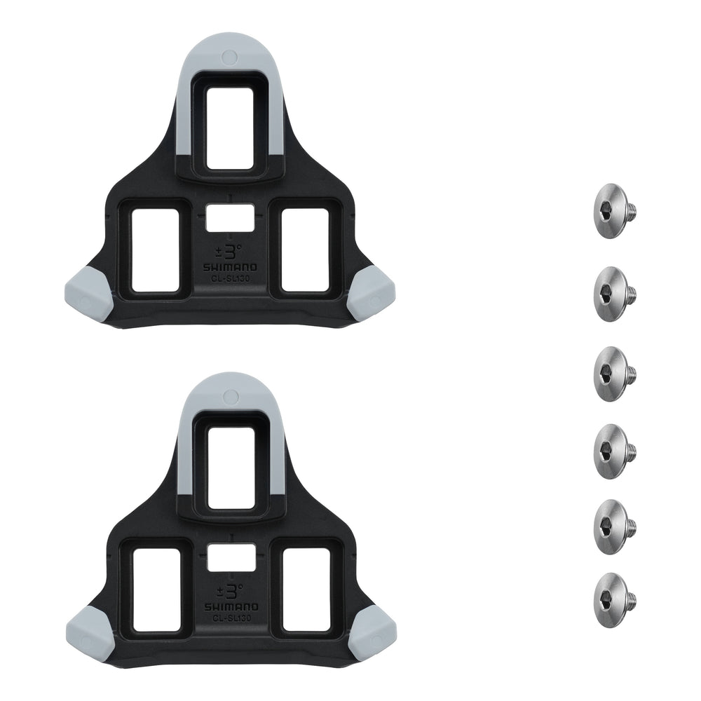 Shimano Schuhplattensatz CL-SL130 SPD-SLR grau 6° mit Längsverstellung grau