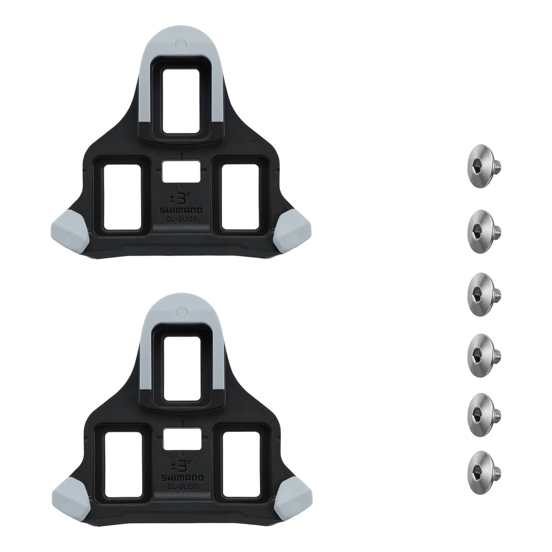 Shimano Schuhplattensatz CL-SL130 SPD-SLR grau 6° mit Längsverstellung grau