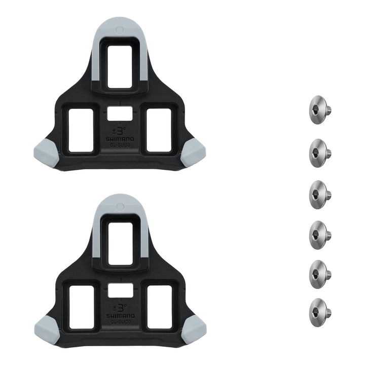 Shimano Schuhplattensatz CL-SL130 SPD-SLR grau 6° mit Längsverstellung grau