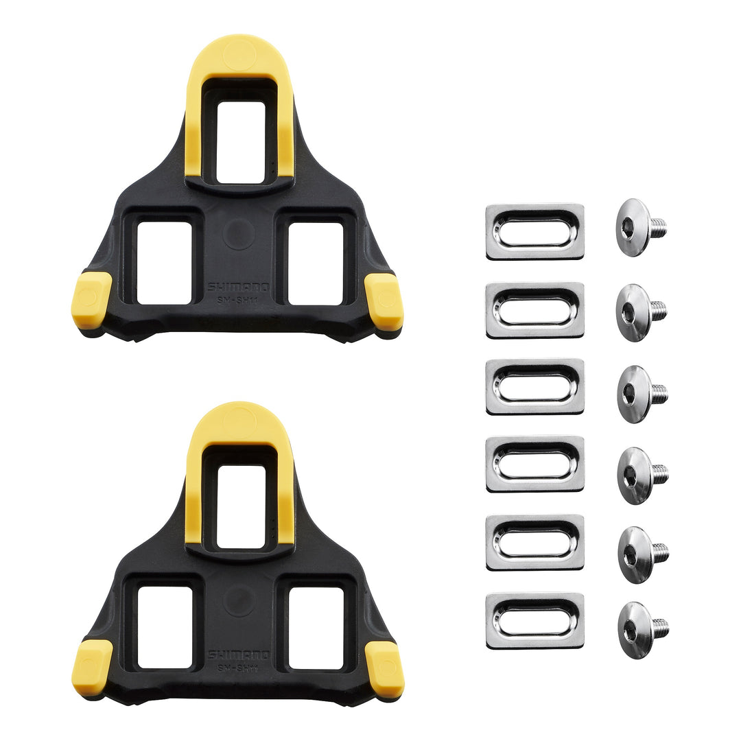 Shimano Schuhplattensatz SM-SH11 SPD-SL mobil 6° gelb
