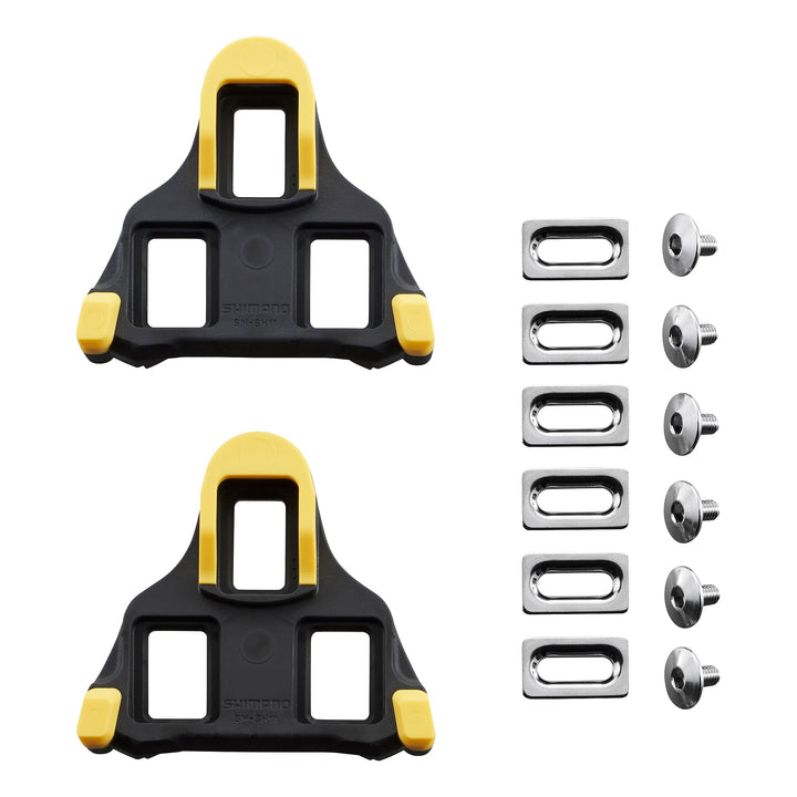 Shimano Schuhplattensatz SM-SH11 SPD-SL mobil 6° gelb