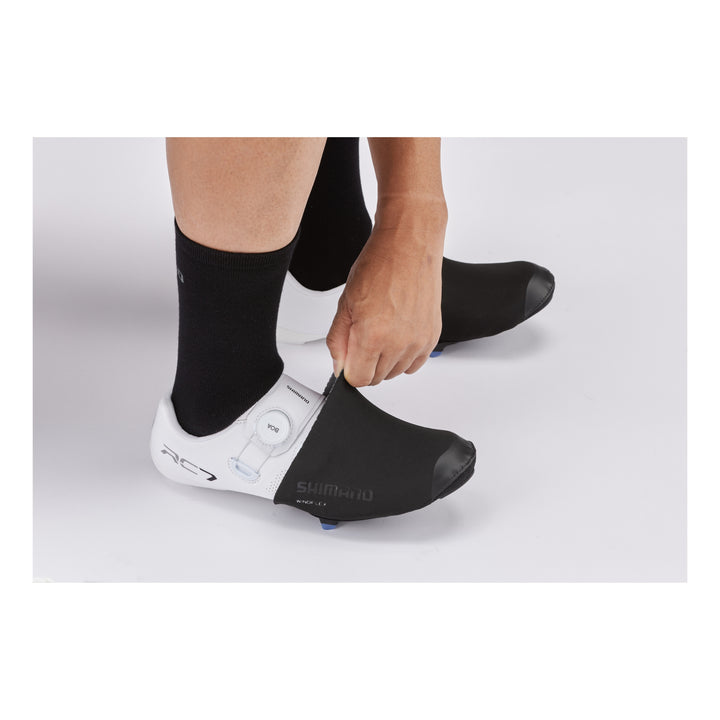 Shimano Unisex Dual Fit Windflex Toe Shoe Cover black
