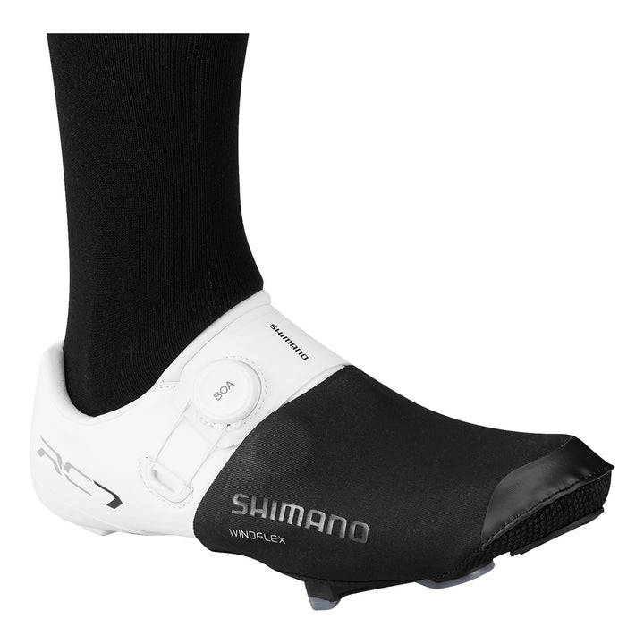 Shimano Unisex Dual Fit Windflex Toe Shoe Cover black