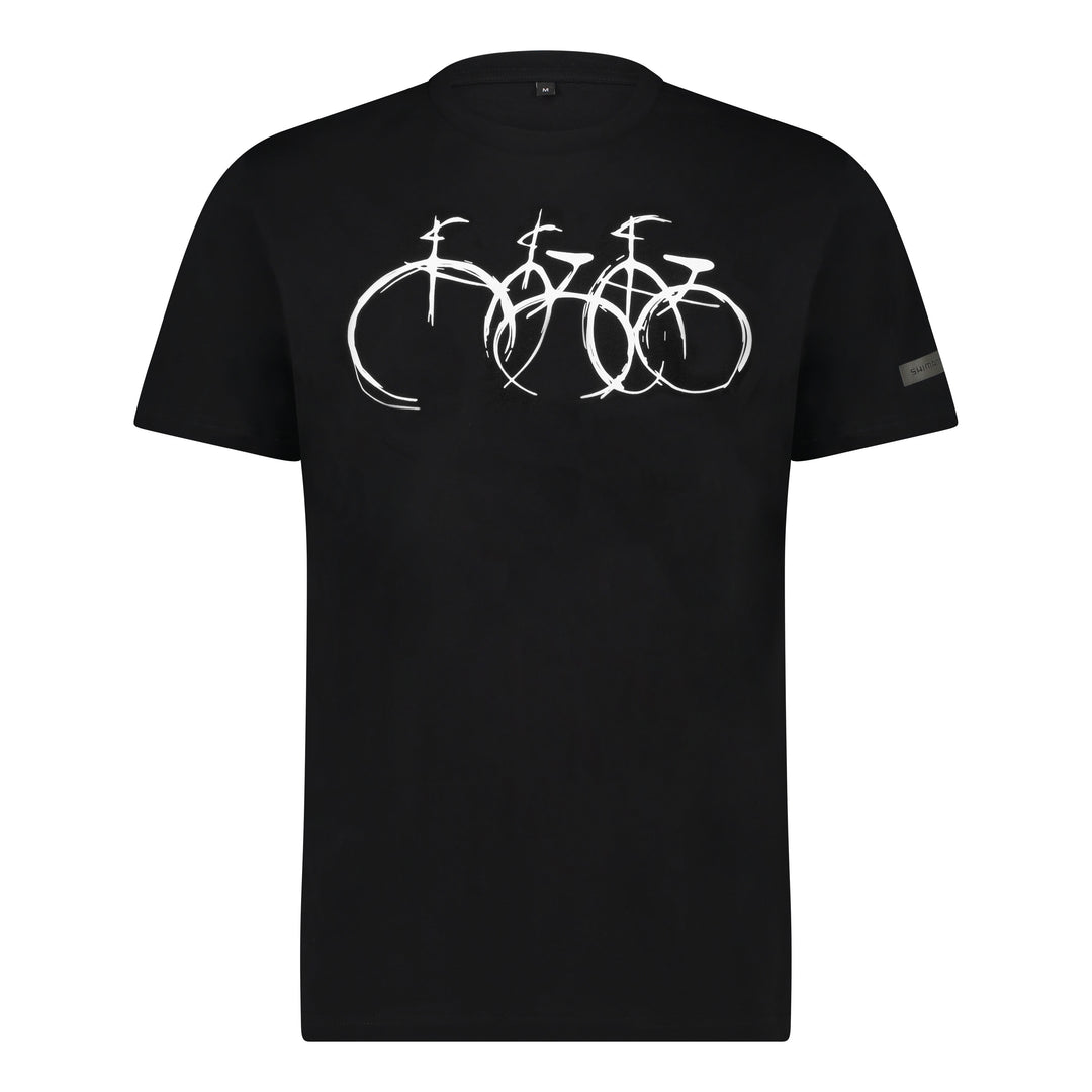 Shimano Unisex Sentiero LTD T-Shirt Art1 black white