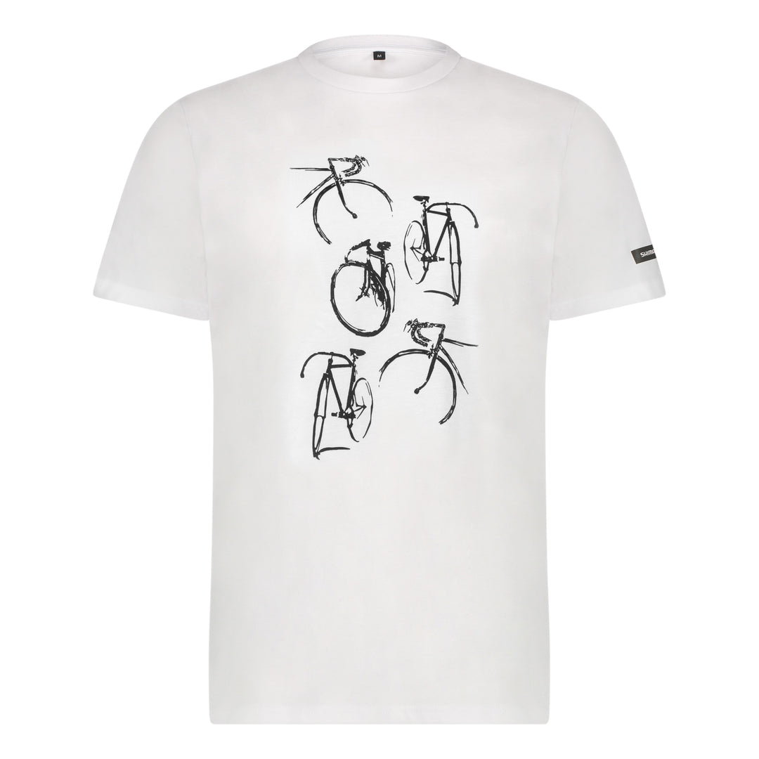 Shimano Unisex Sentiero LTD T-Shirt Art3 mirror white
