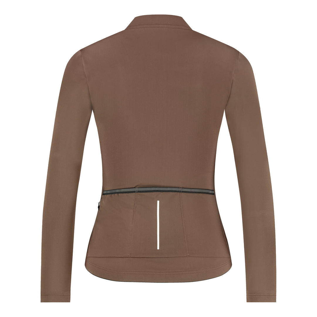 Shimano Women Apice Thermal LS JRSY brown
