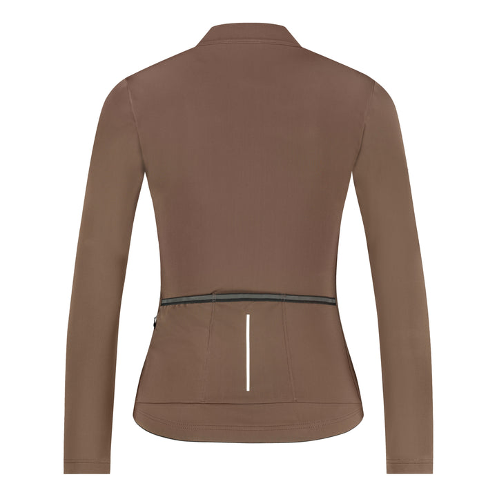 Shimano Women Apice Thermal LS JRSY brown