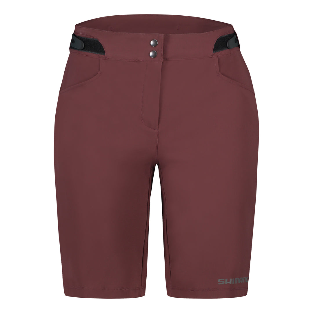 Shimano Women Evolve Terra Cargo Shorts wine red