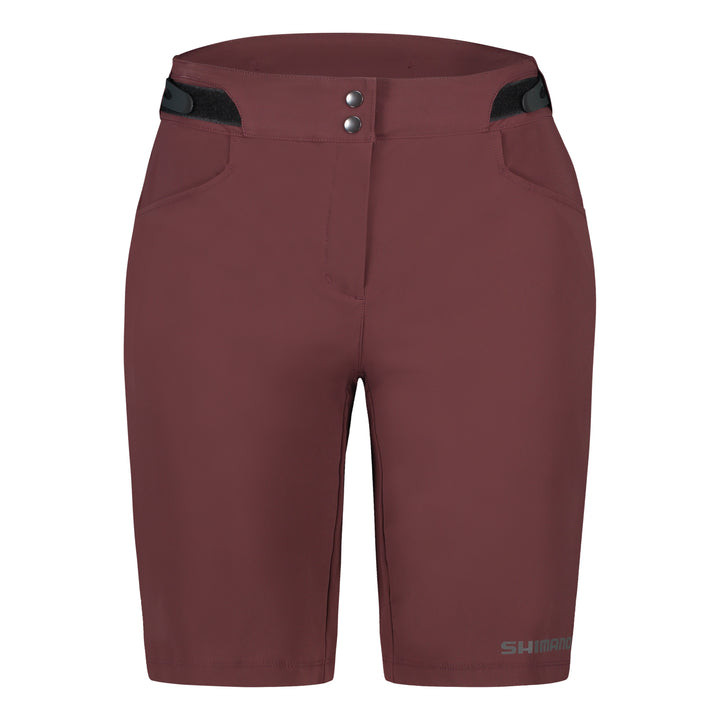 Shimano Women Evolve Terra Cargo Shorts wine red