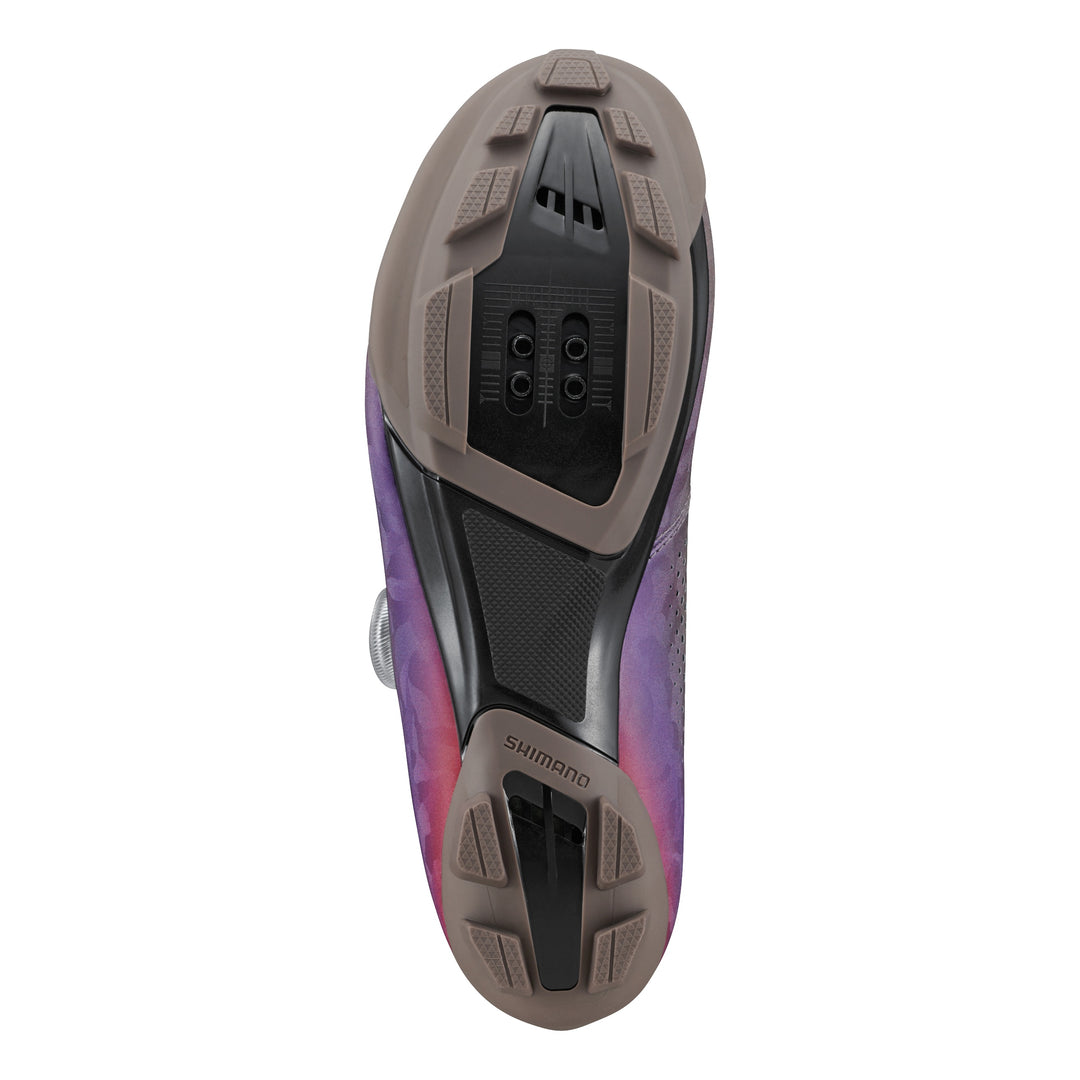 Shimano Women Gravel SH-RX600 Schuh SPD gray purple