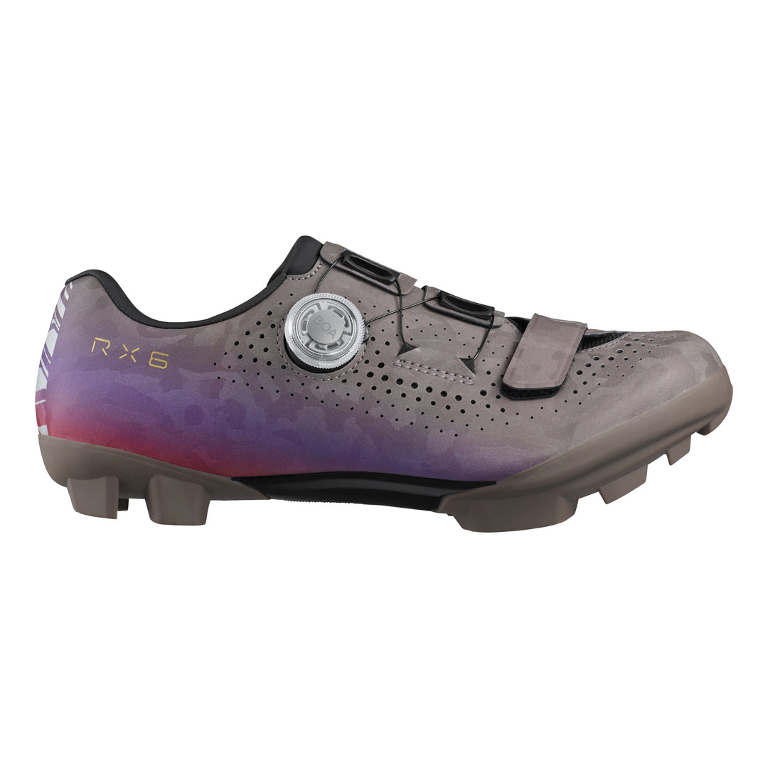 Shimano Women Gravel SH-RX600 Schuh SPD gray purple