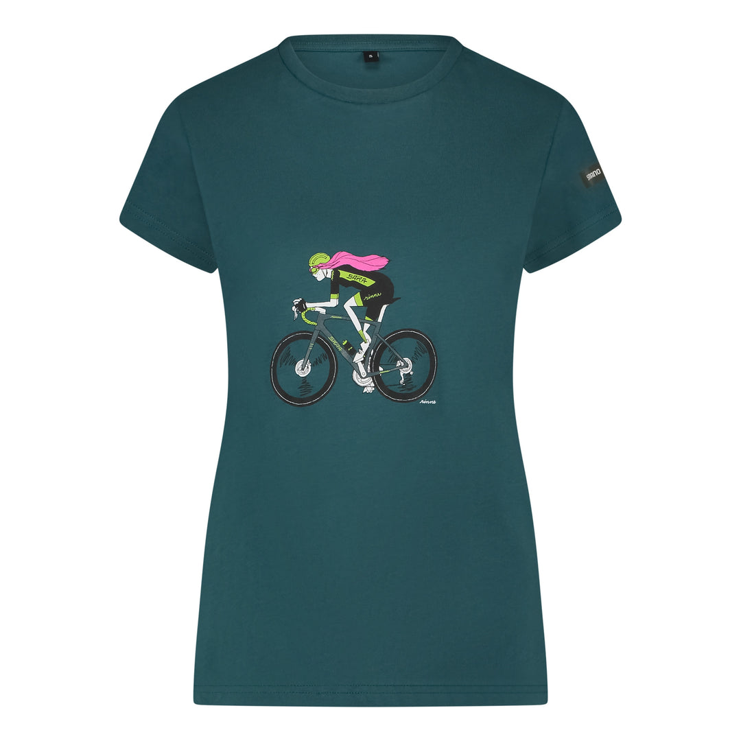 Shimano Women Sentiero LTD T-Shirt deep ocean