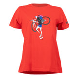 Shimano Women Sentiero Ltd T-Shirt red