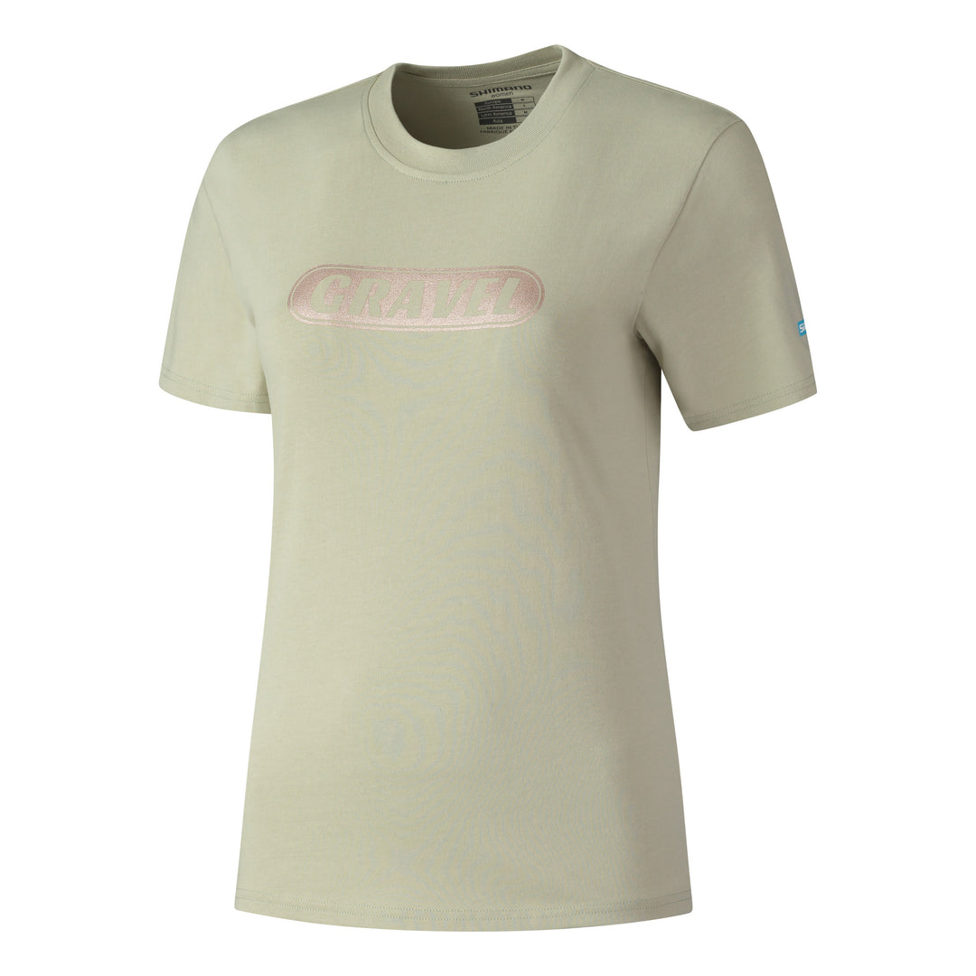 Shimano Women Tee Gravel olive