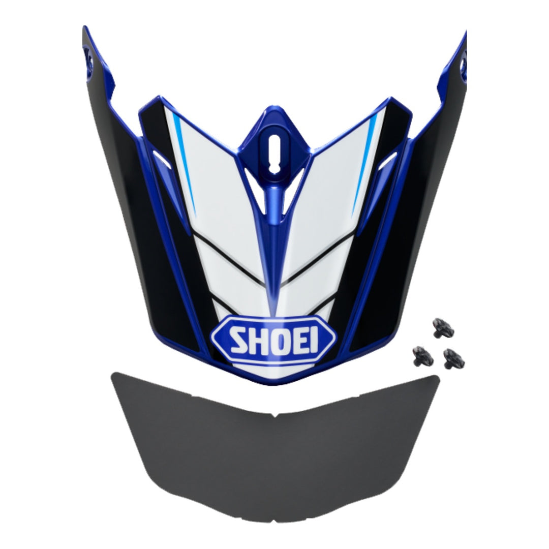 SHOEI SHOEI Helmschirm (VFWR06) Jammer TC-2 schwarz-weiss-blau